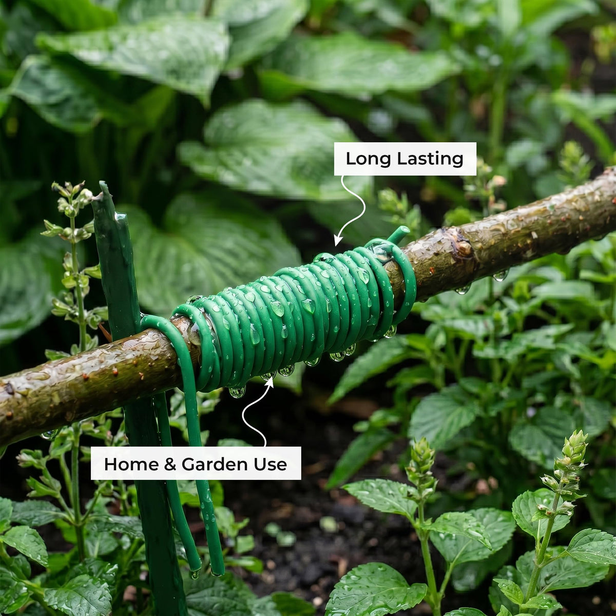 ANGIX Garden Netting, Plant Labels & Plant Ties for Healthy Growth