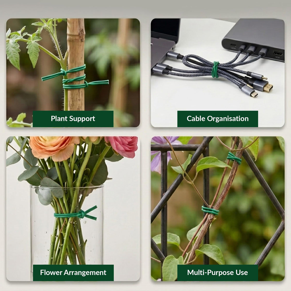 ANGIX Garden Netting, Plant Labels & Plant Ties for Healthy Growth