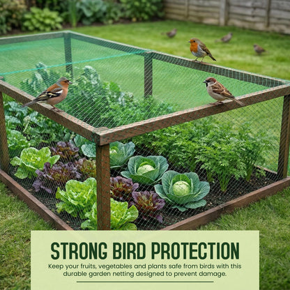 ANGIX Garden Netting, Plant Labels & Plant Ties for Healthy Growth