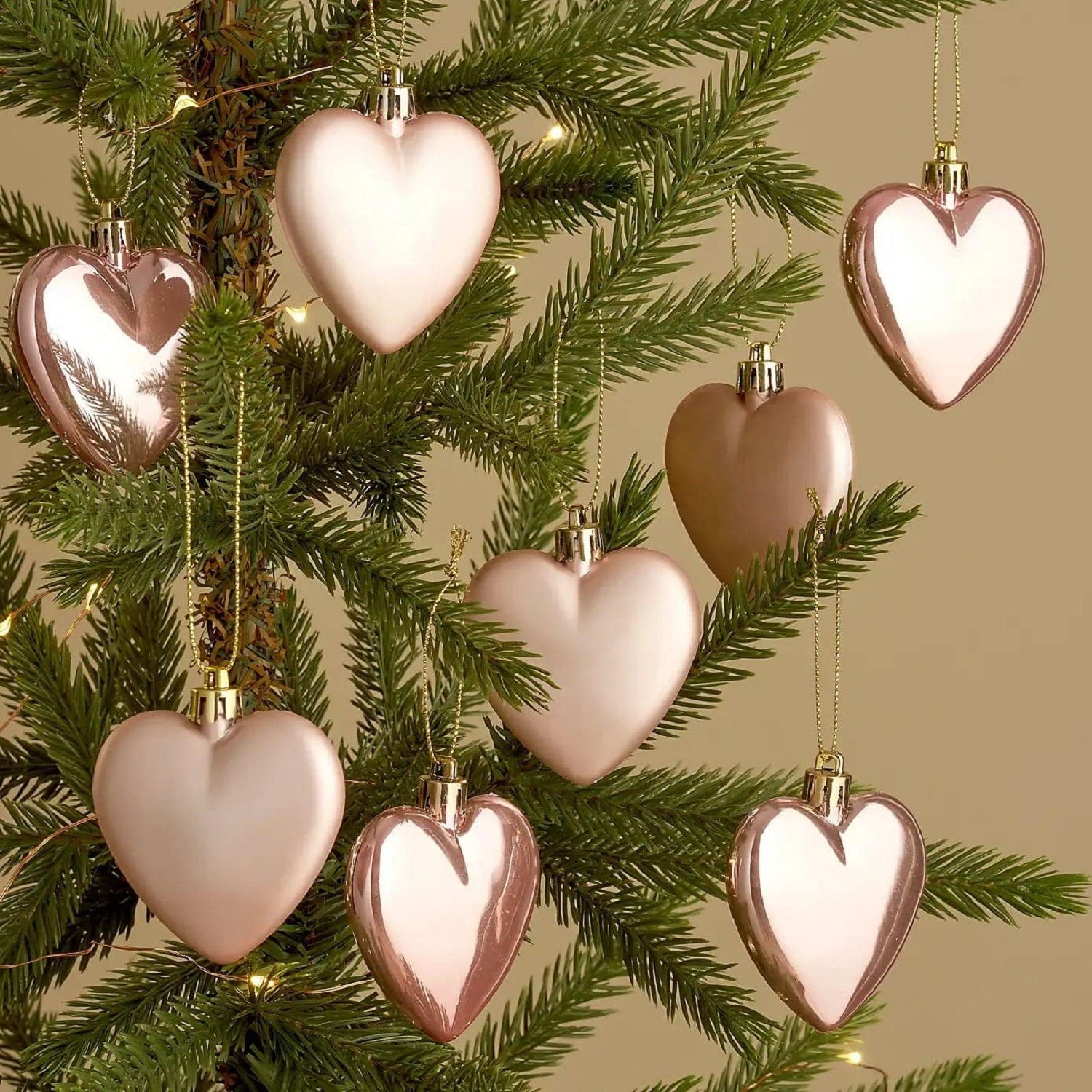 Heart Baubles Hanging Ornaments