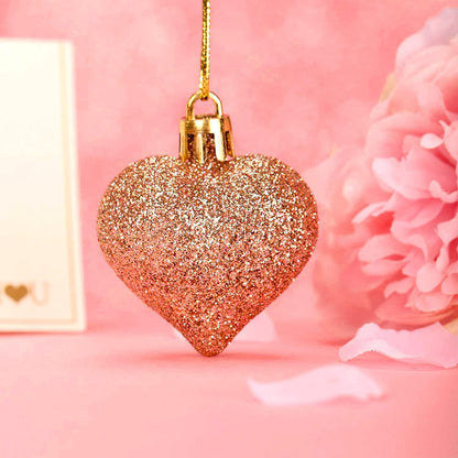 Heart Baubles Hanging Ornaments
