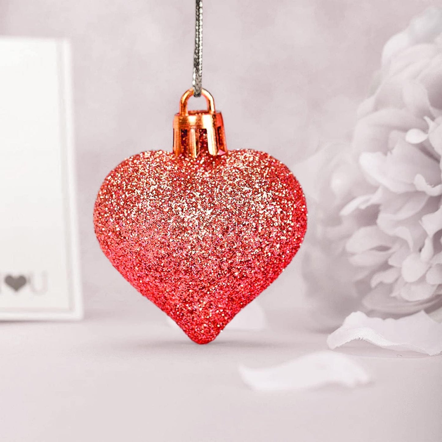 Heart Baubles Hanging Ornaments