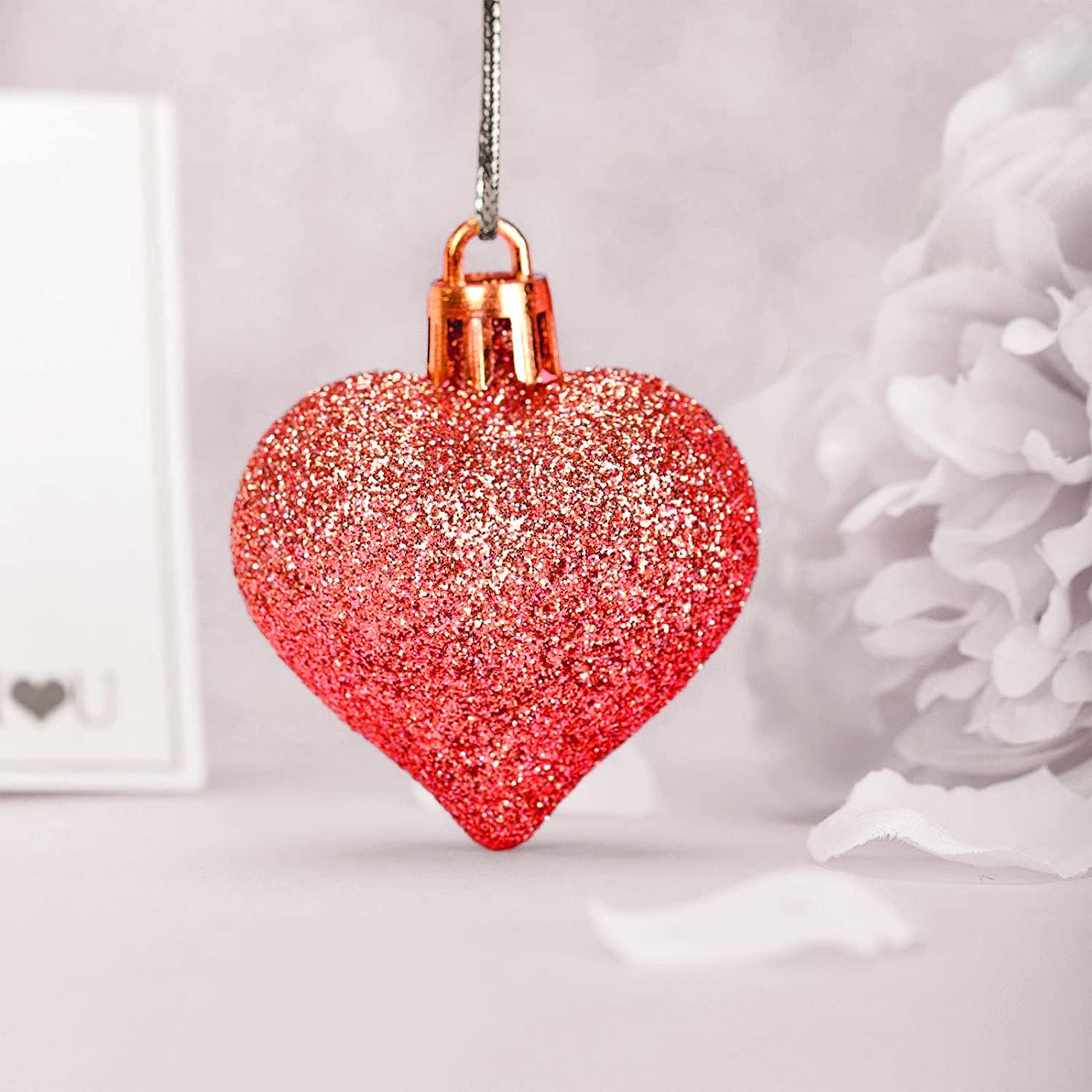 Heart Baubles Hanging Ornaments