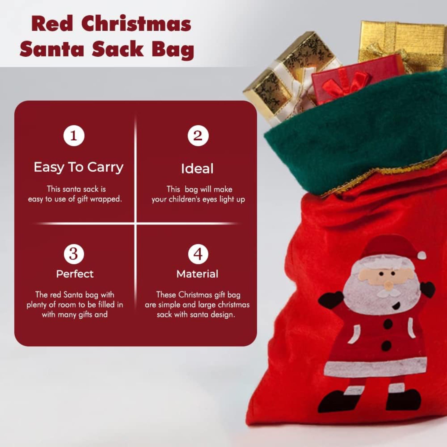 Christmas Santa Sack Bag