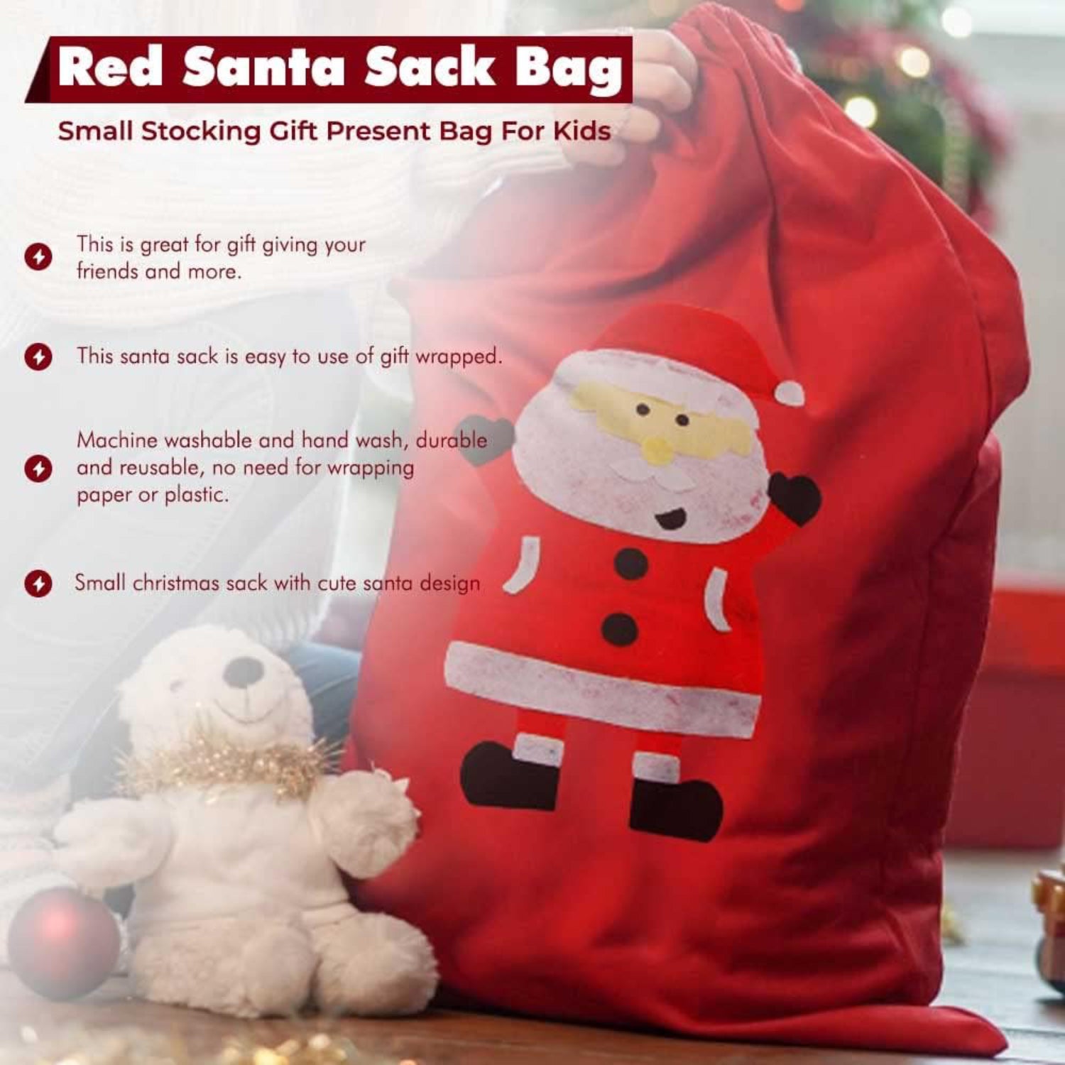 Christmas Santa Sack Bag