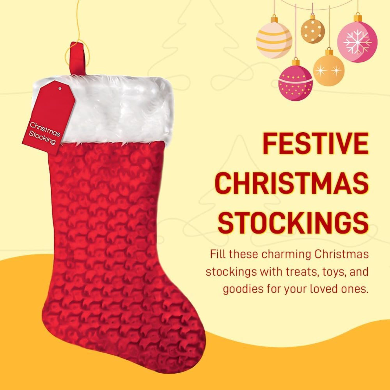 Christmas Stockings, Santa Socks Bag