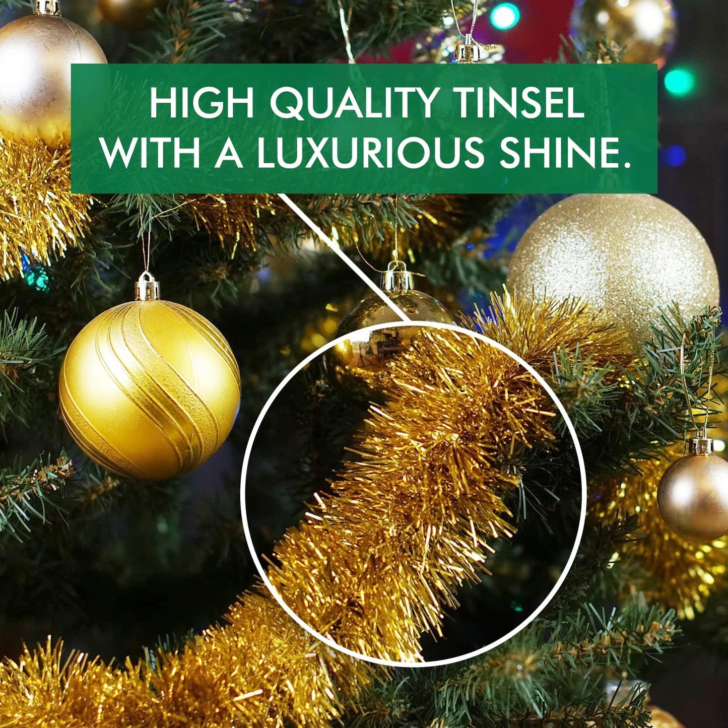 Tinsel Metallic Garland