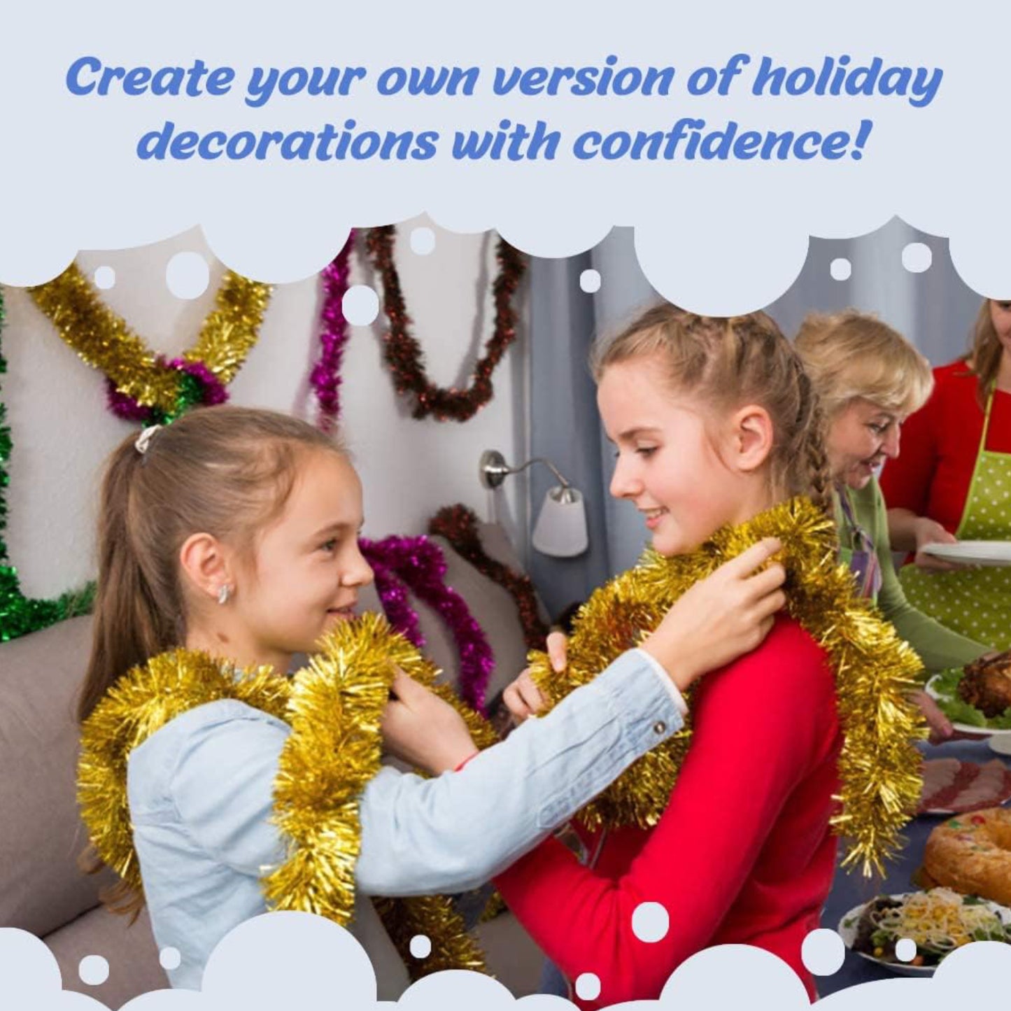 Tinsel Metallic Garland