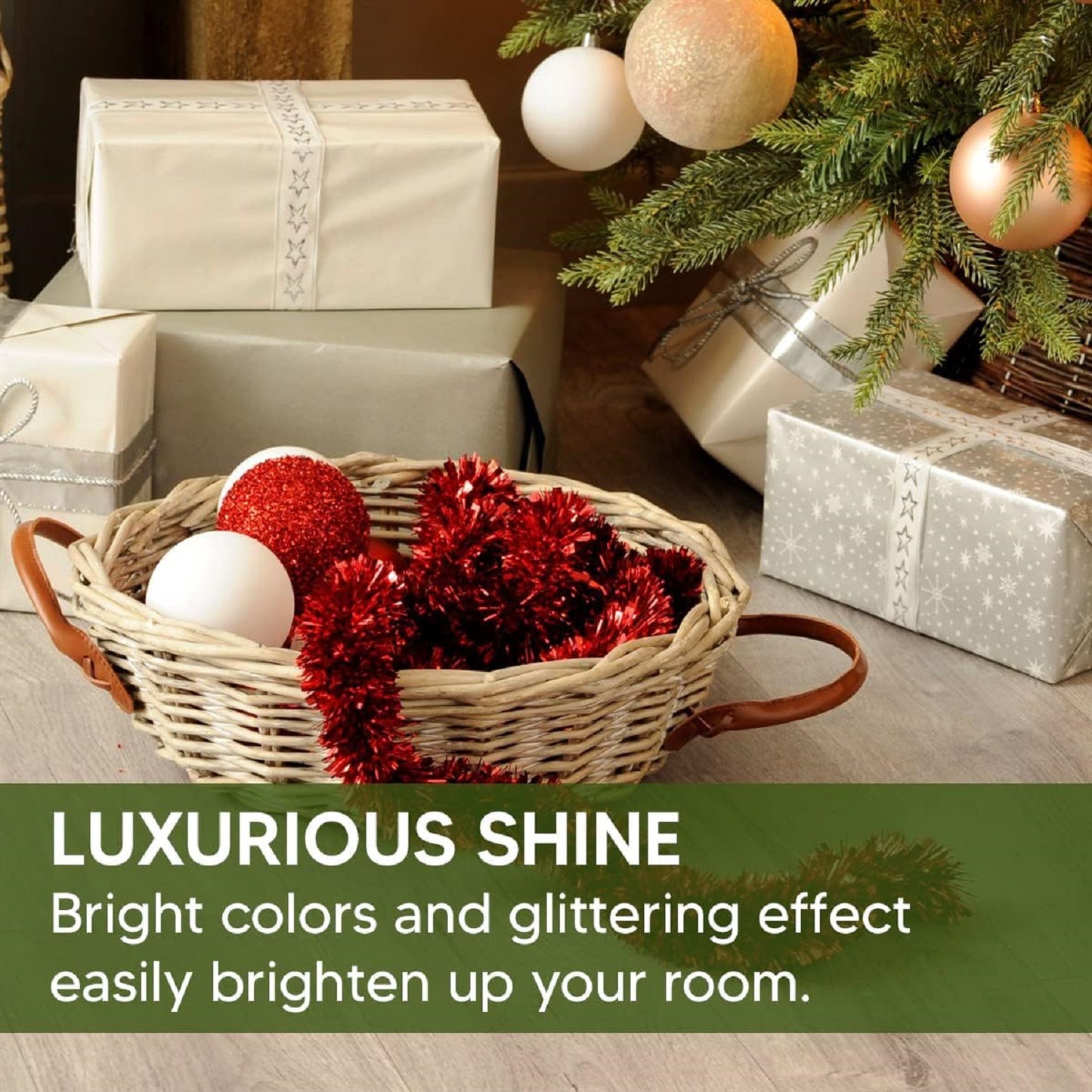 Tinsel Metallic Garland