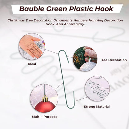 Christmas Tree Hooks Bauble Green