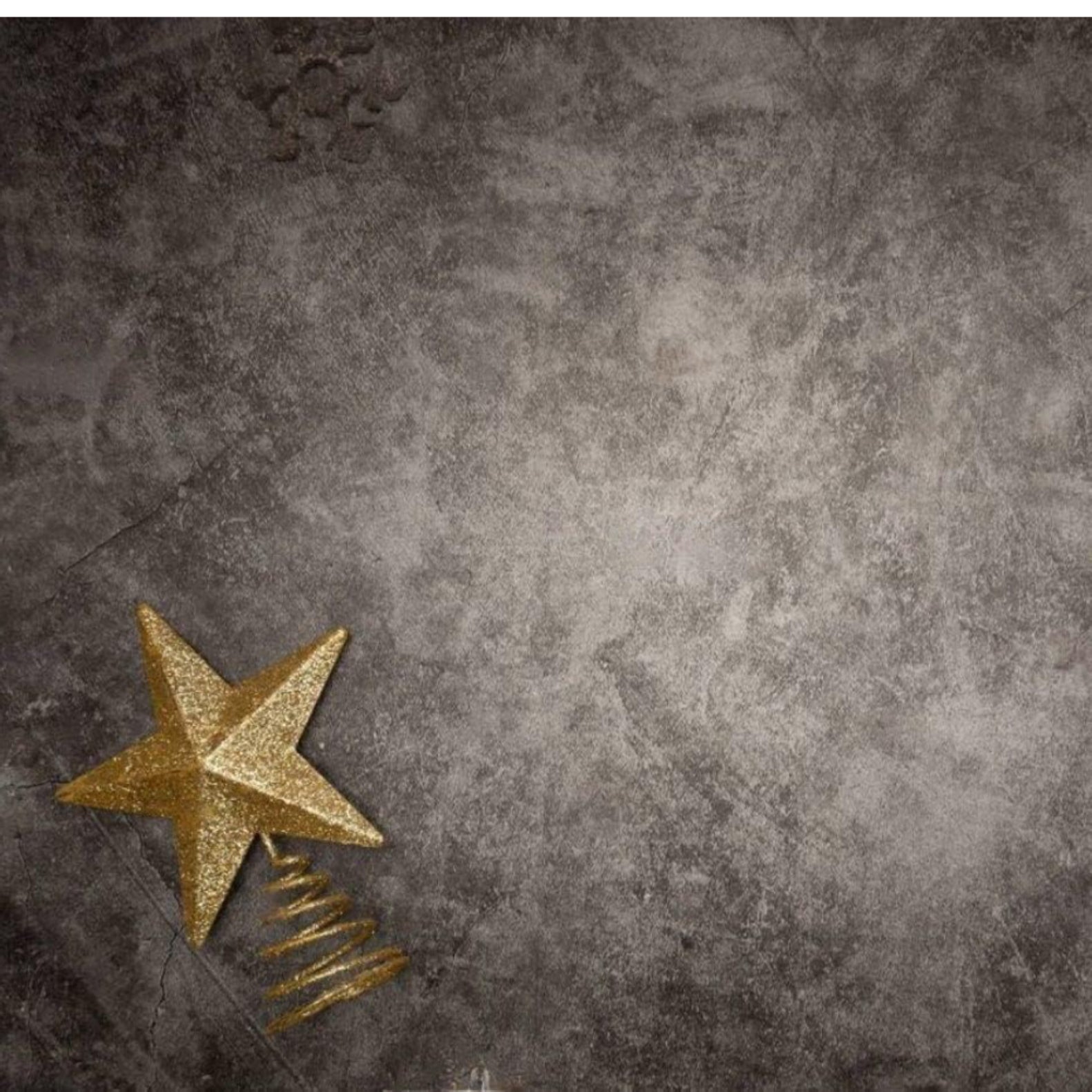 Christmas Tree Topper Star Gold