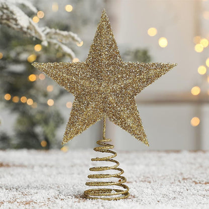Christmas Tree Topper Star Gold