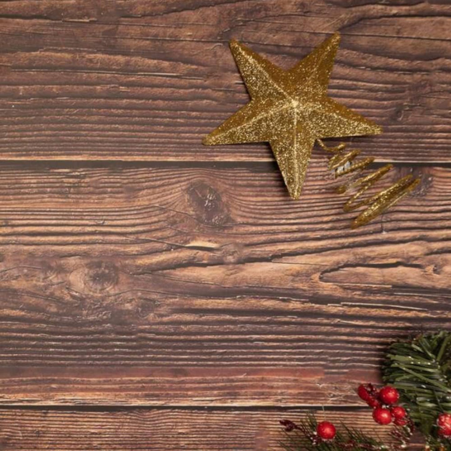 Christmas Tree Topper Star Gold