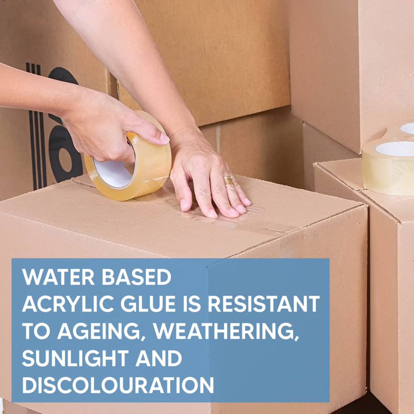 Clear Packaging Tape Rolls