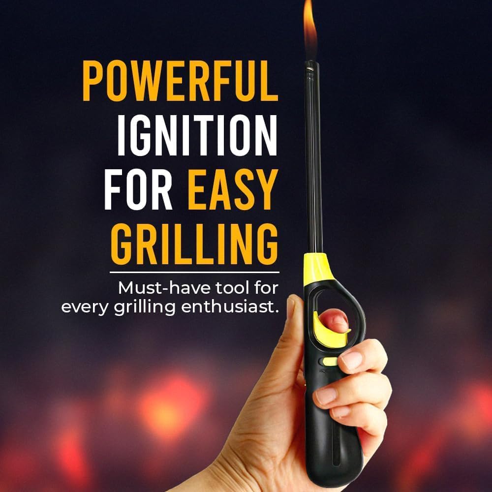 4 BBQ Lighters with 1 Clipper Gas