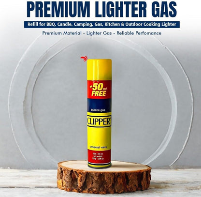 4 BBQ Lighters with 1 Clipper Gas