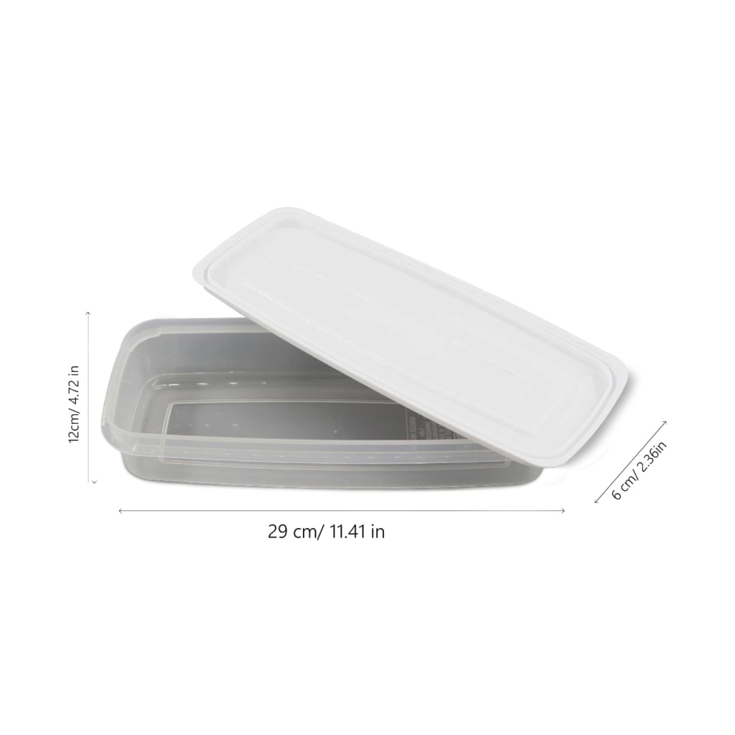 Clear Rectangular Bacon Storage Box