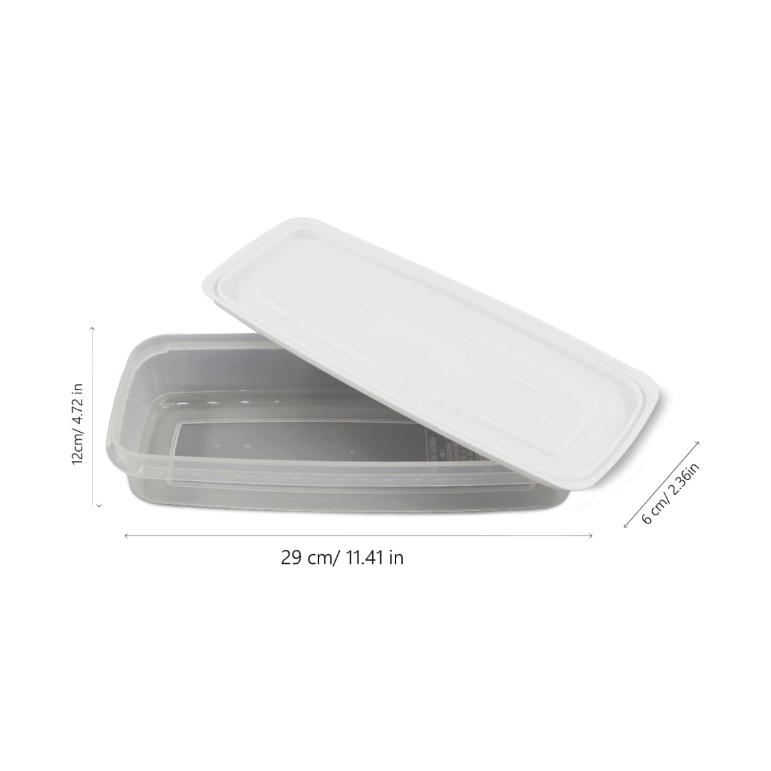 Clear Rectangular Bacon Storage Box