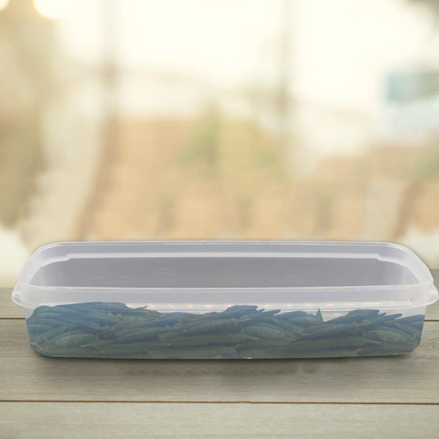 Clear Rectangular Bacon Storage Box