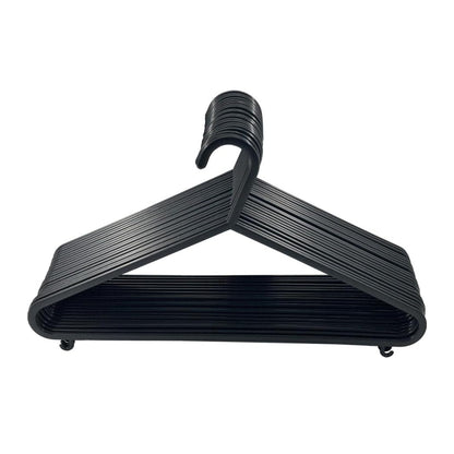 Coat Hangers Black with Suit Trouser Bar and Lips