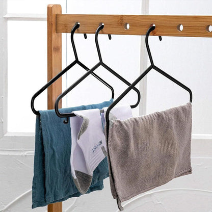 Coat Hangers Black with Suit Trouser Bar and Lips