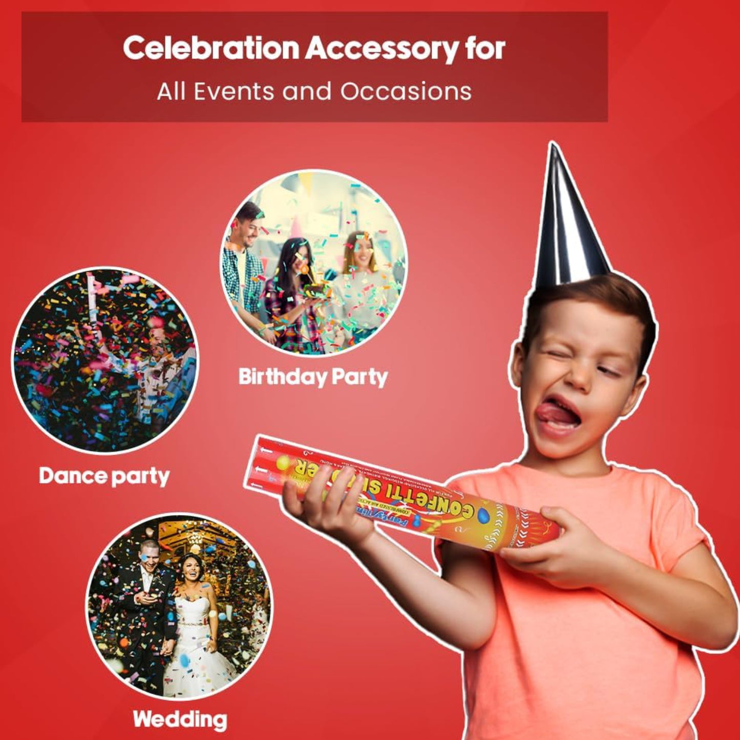 Confetti Shooter Party Popper Confetti