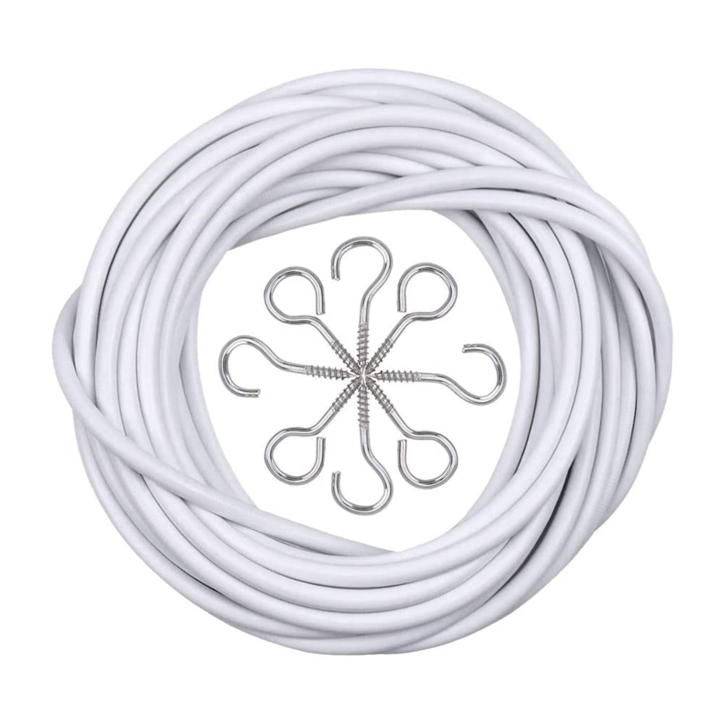 Curtain 3M Wire with 6 Hooks and 6 Eyes