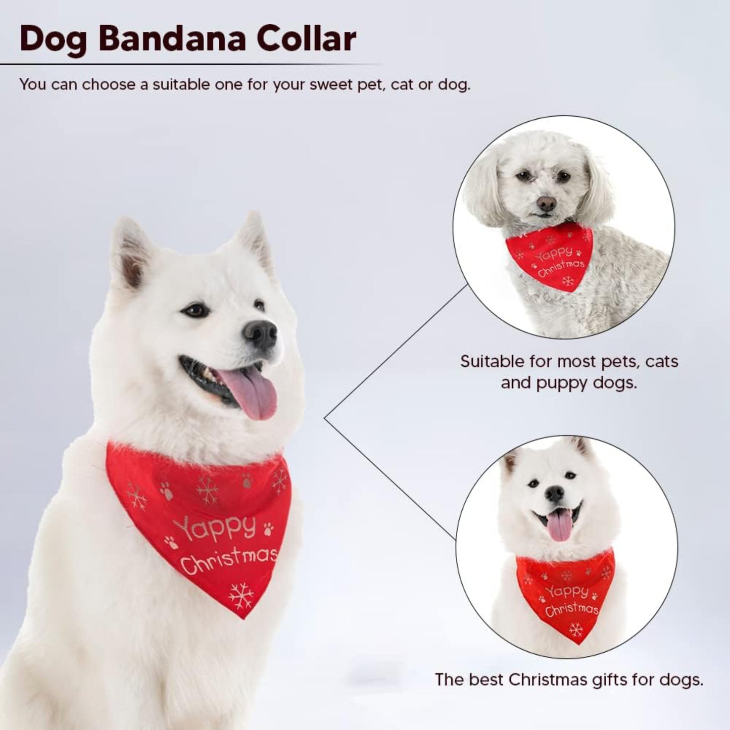 Dog Bandana Collar for Dog, Cat and Pet