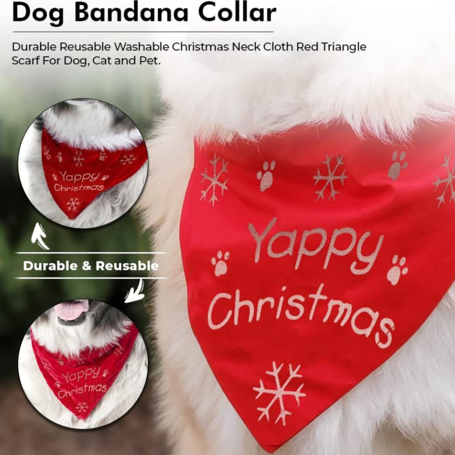 Dog Bandana Collar for Dog, Cat and Pet