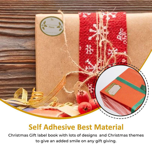 Foiled Self Adhesive Gift Labels Gold & Silver