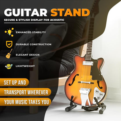 Foldable Universal A-Frame Guitar Stand