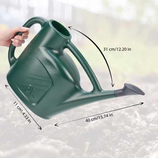 Garden Watering Can - Green, 6L