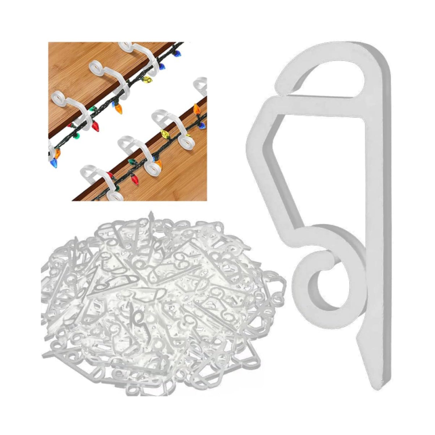 Gutter Hanging Plastic Hooks