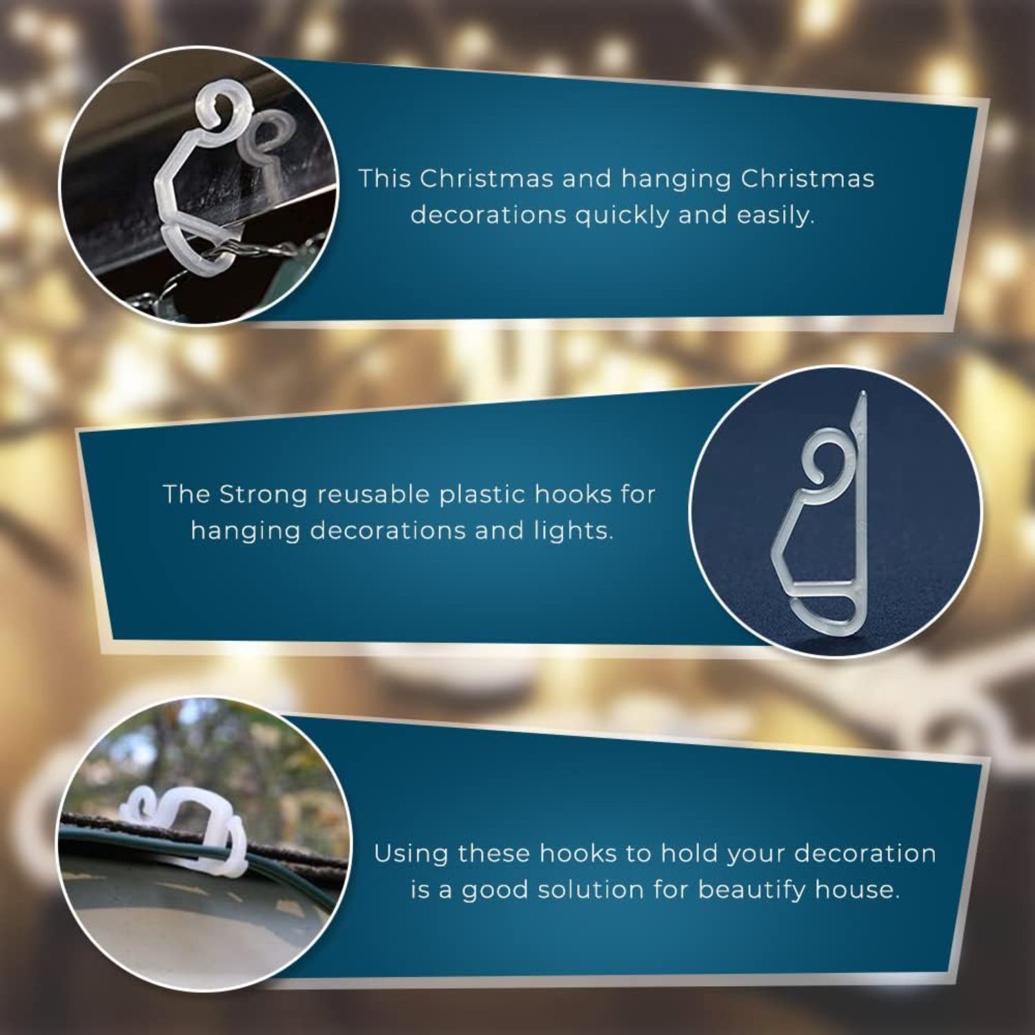 Gutter Hanging Plastic Hooks