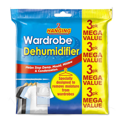 Hanging Wardrobe Dehumidifier Bags