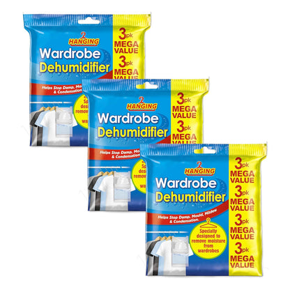 Hanging Wardrobe Dehumidifier Bags