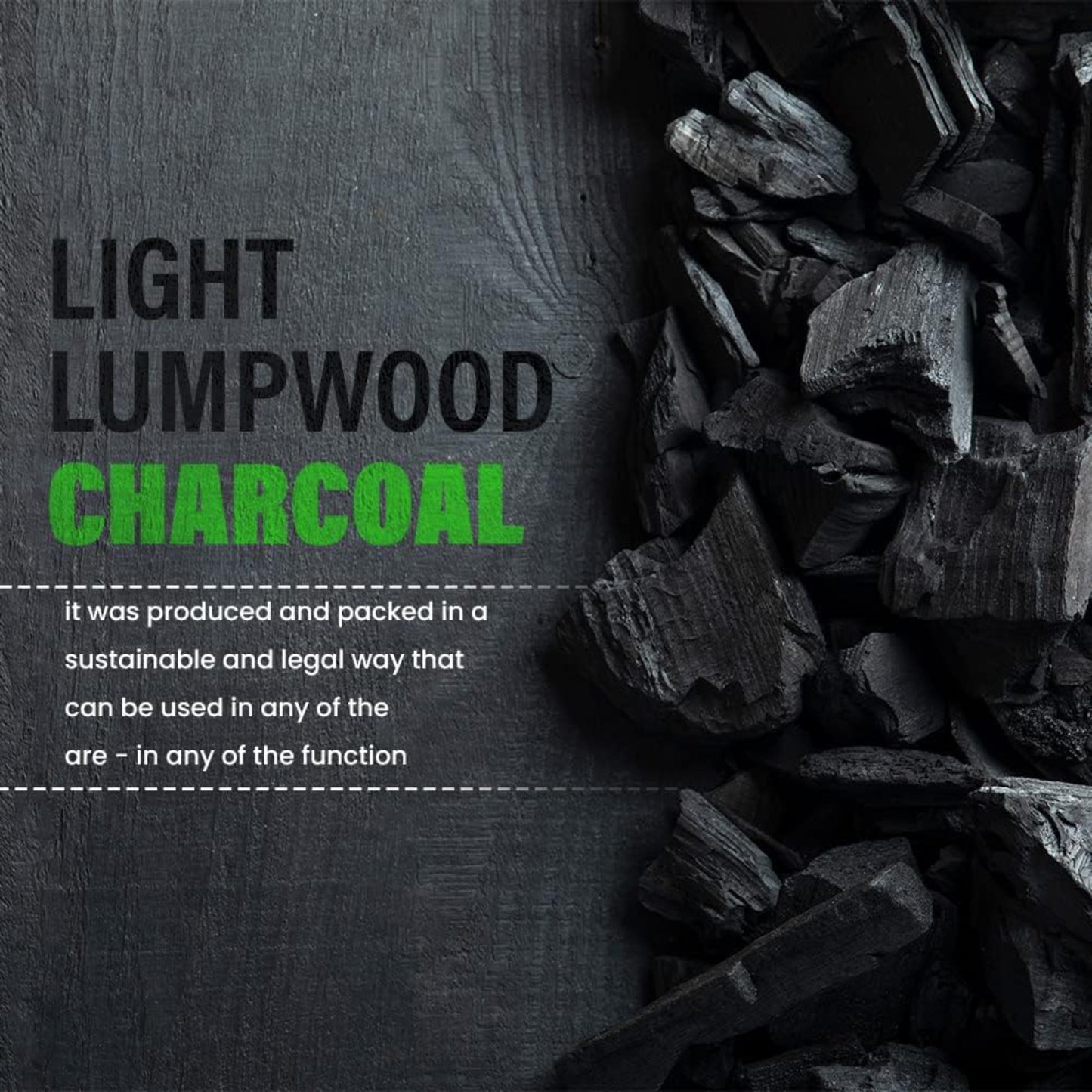 Instant Light Lumpwood Charcoal