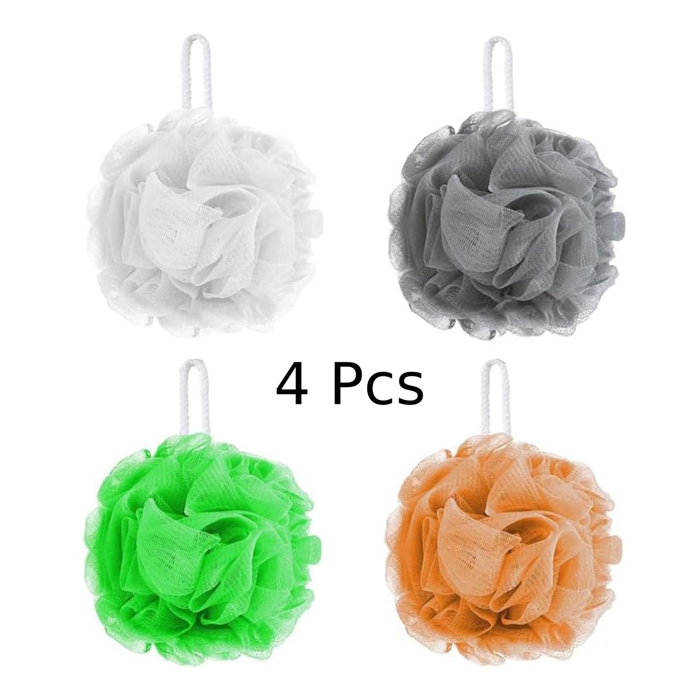 Loofah Ultra Soft Mesh Pouf Bath & Shower Sponges