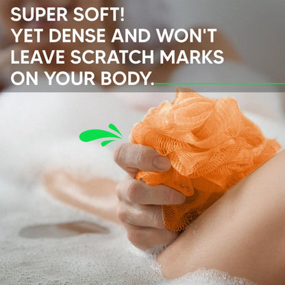 Loofah Ultra Soft Mesh Pouf Bath & Shower Sponges