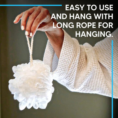 Loofah Ultra Soft Mesh Pouf Bath & Shower Sponges