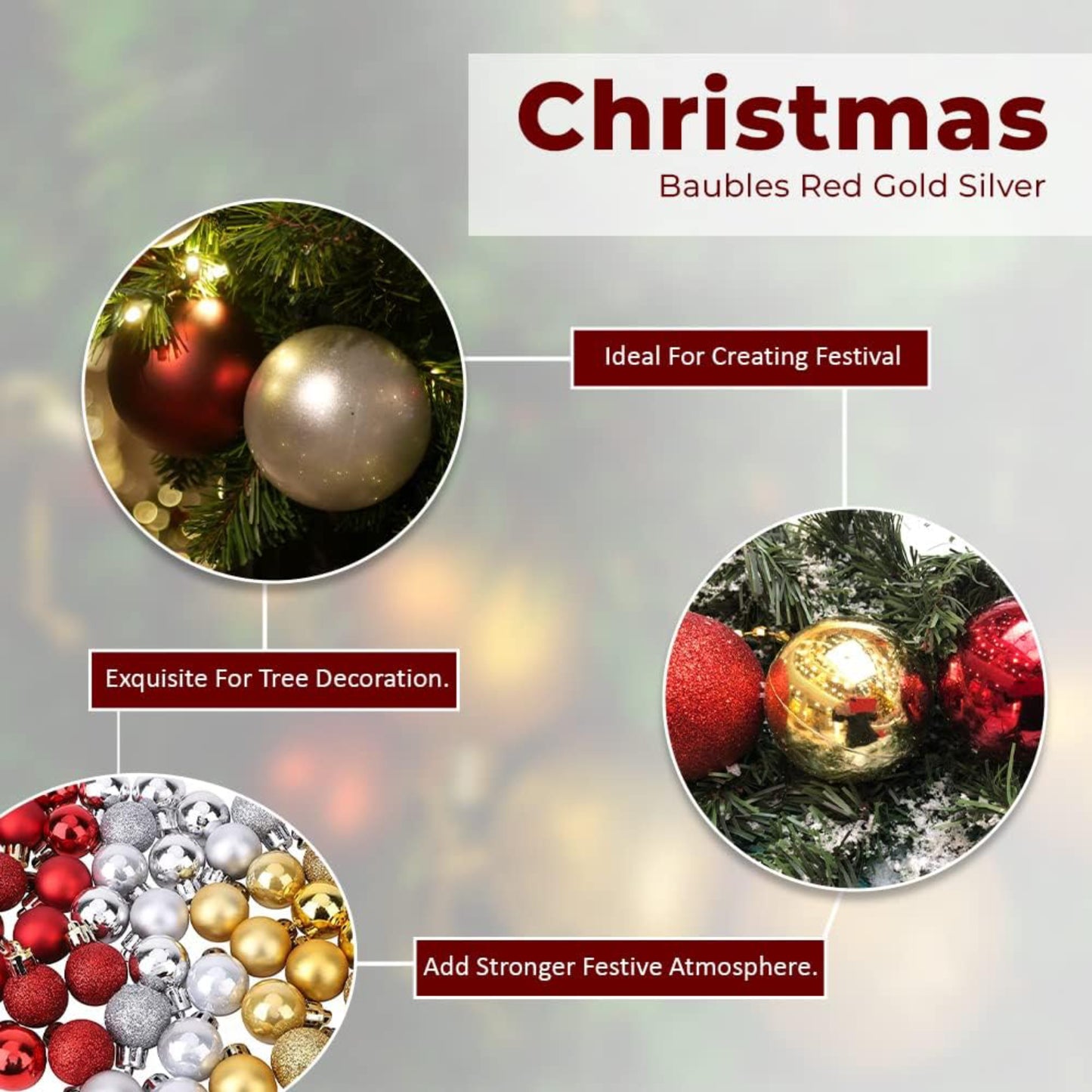 Mix Christmas Baubles