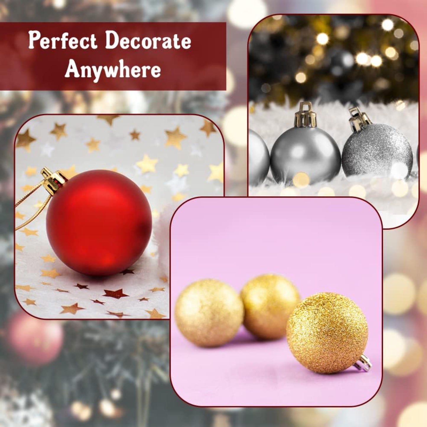 Mix Christmas Baubles