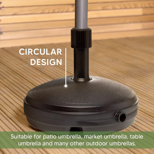 Parasol Base Round Plastic Umbrella Holder Base