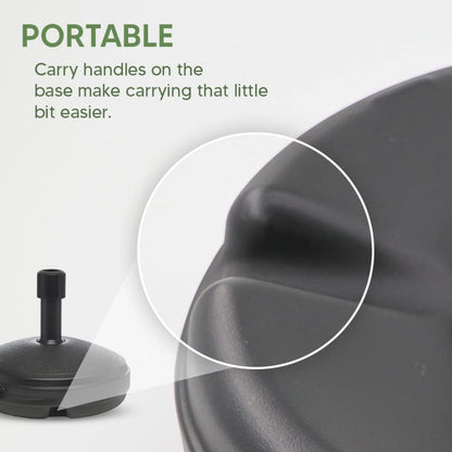 Parasol Base Round Plastic Umbrella Holder Base