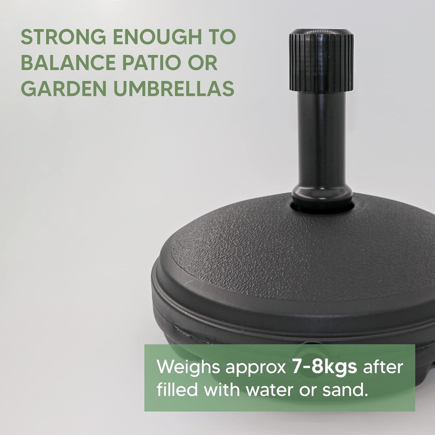 Parasol Base Round Plastic Umbrella Holder Base