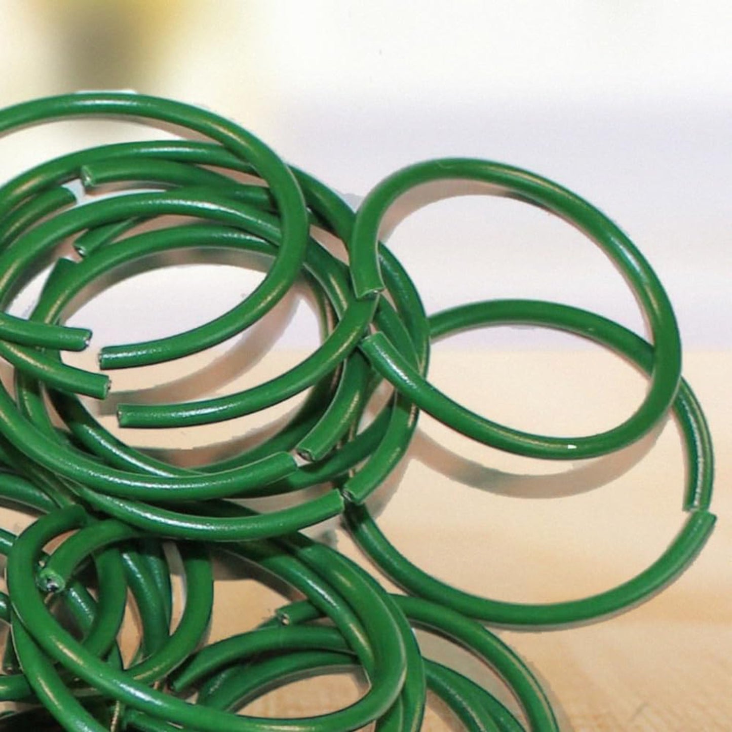 Plastic Coated Green Garden Plants Rings