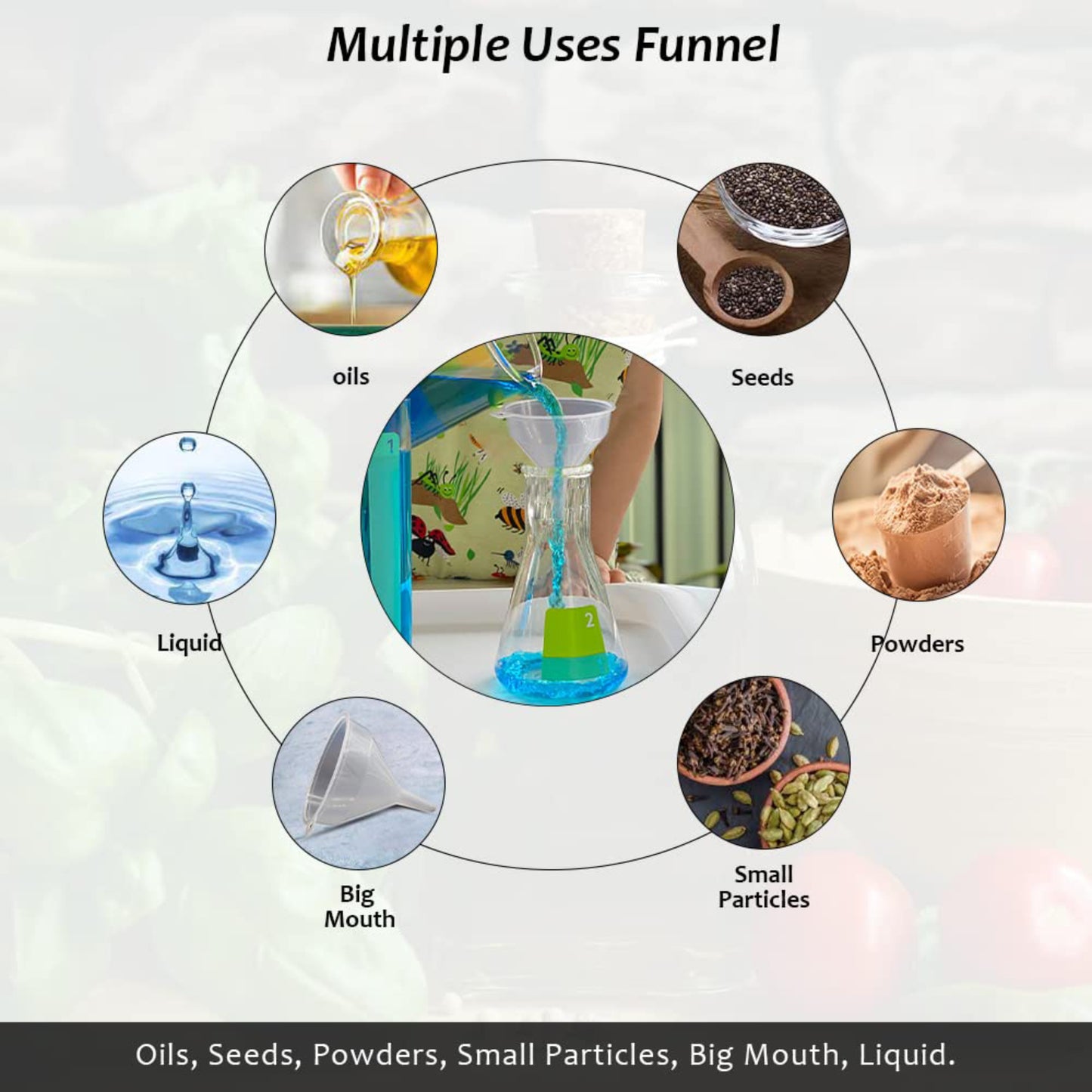 Plastic Filter Funnel For Home