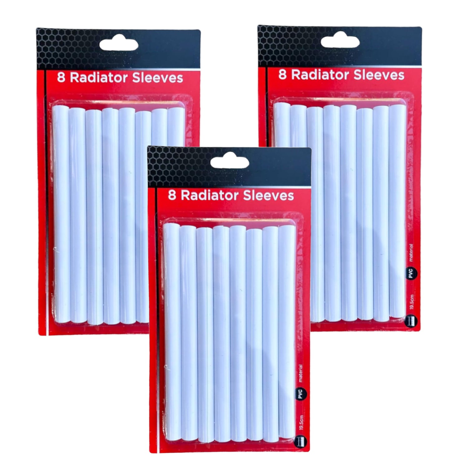 Radiator Pipe Covers Sleeves White