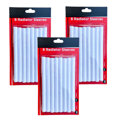 Radiator Pipe Covers Sleeves White