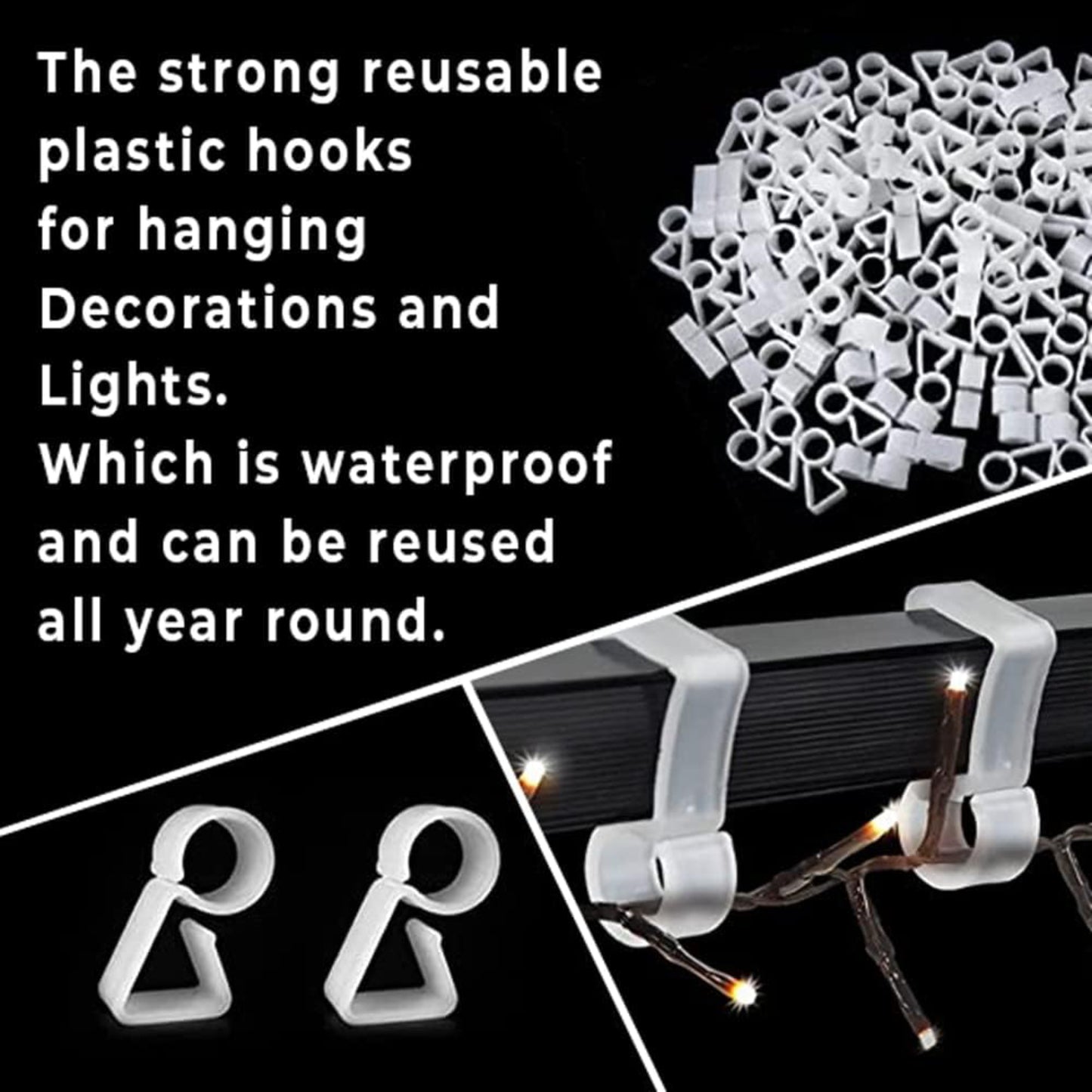 Rope Light Gutter Hooks